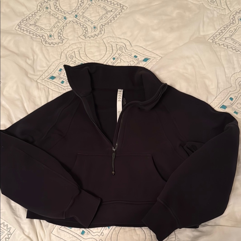 Lululemon scuba oversized funnel neck sweatshirt black - XS/S